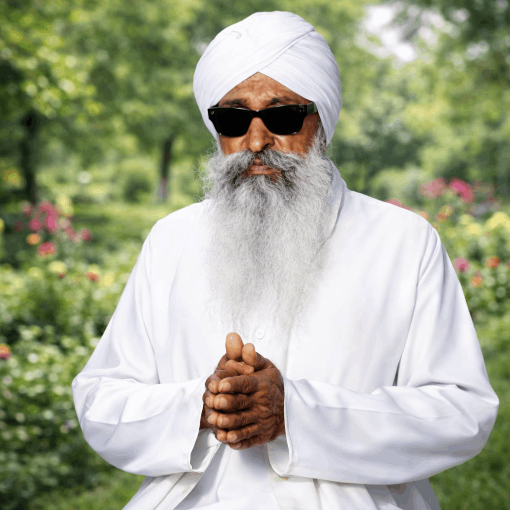 sketch of sant harinam singh ji 